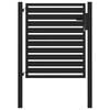 vidaXL ガーデンゲート ロック可能 ブラック 100x100cm アルミニウム製