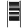 vidaXL ガーデンゲート ロック可能 ブラック 100x150cm アルミニウム製