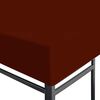 vidaXL ガゼボ用 トップカバー 3x4m 310g/m&sup2; テラコッタ