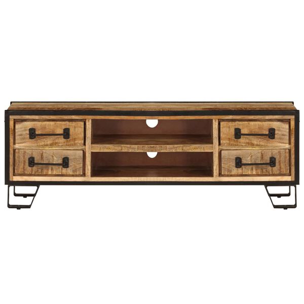 vidaXL TVキャビネット 120x30x40cm マンゴーウッド 無垢材