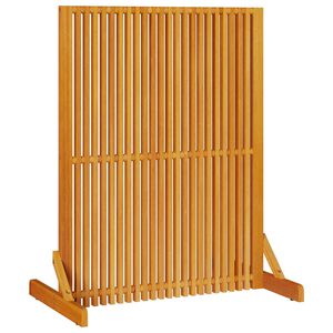 vidaXL プライバシースクリーン ブラウン 79.5 x 50 x 110 cm アカシア無垢材