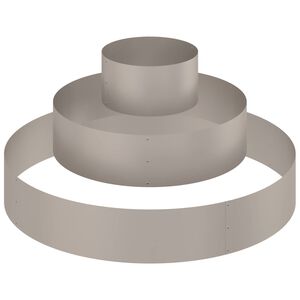 vidaXL ガーデンプランター ブラウン 120 x 120 x 20 cm 耐候性スチール