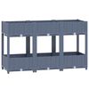 vidaXL レイズドベッド 120x40x71cm ポリプロピレン製