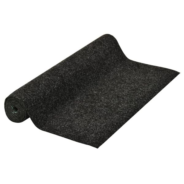 vidaXL 人工芝 スタッド付き 10x1m アントラシート