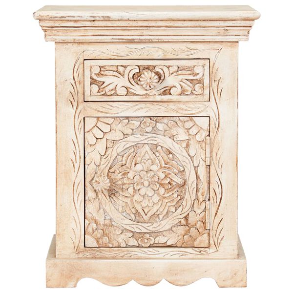 vidaXL ベッドサイドキャビネット 40x30x50cm マンゴー無垢材