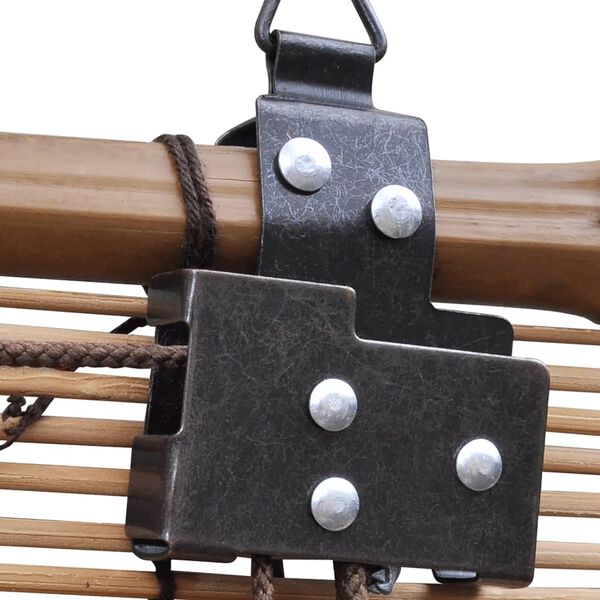 vidaXL 竹製ローラーブラインド 150x220cm ブラウン