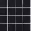vidaXL パレットクッション ブラック チェック柄 50x50x12 cm ファブリック