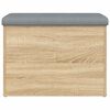 vidaXL 収納ベンチ ソノマオーク 62x42x45 cm エンジニアードウッド
