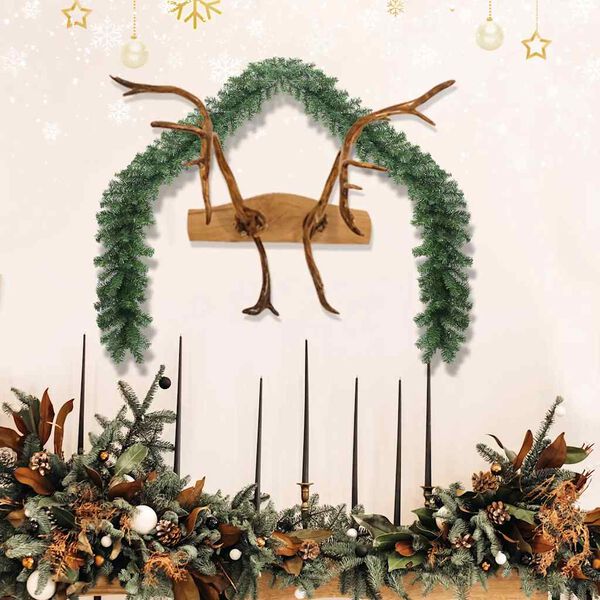 vidaXL クリスマスリース PVC製 10m