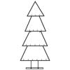 vidaXL 金属製クリスマスツリー デコレーション用 ブラック 90cm
