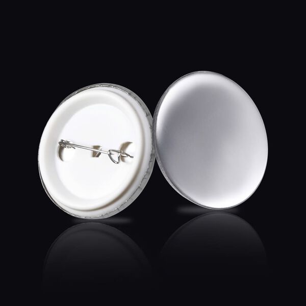 vidaXL ピンバック缶バッジパーツ 500点セット 37mm