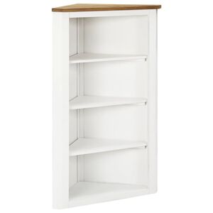 vidaXL コーナーキャビネット 59x36x100cm オーク無垢材