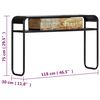 vidaXL コンソールテーブル 118x30x75cm 無垢の再生木材