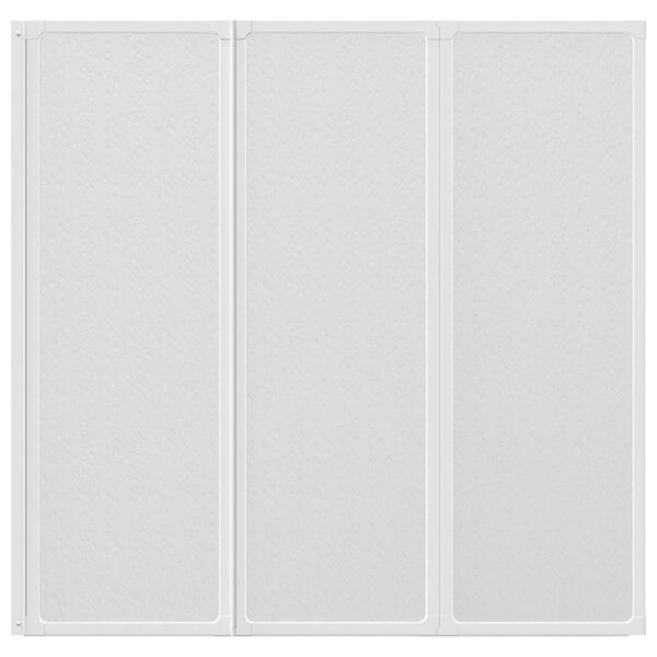 vidaXL シャワーバススクリーンウォール 141x 132 cm 3パネル 折り畳み式