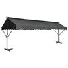vidaXL 自立型オーニング 600&times;300cm アントラシート