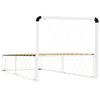 vidaXL ベッドフレーム ホワイト 金属製 100x200cm