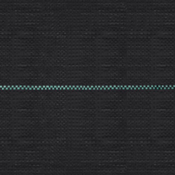 vidaXL 防草シート 2x50 m ブラック PP