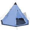 vidaXL 4人用テント ブルー