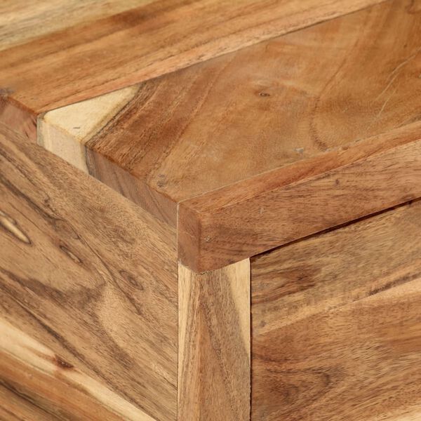 vidaXL テレビ台 (118-200)x30x40 cm 無垢材アカシア