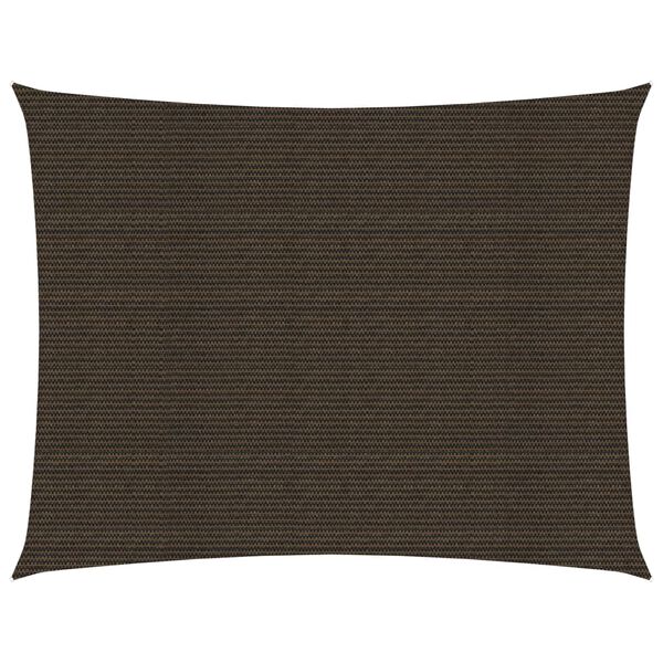 vidaXL サンシェードセイル 160g/m² ブラウン 3x4m 高密度ポリエチレン