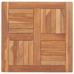 vidaXL テーブルトップ 60x60x2.5 cm 円形 チーク無垢材