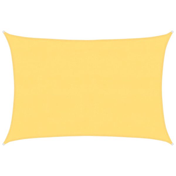 vidaXL サンシェードセイル 160g/m&sup2; ベージュ 4x5m 高密度ポリエチレン