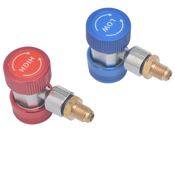 vidaXL 冷蔵庫クイックカプラーアダプター 2点