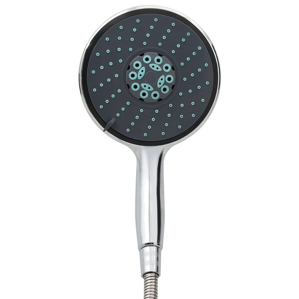 vidaXL 多機能 手持ちシャワーヘッド ホース1.5m付き クローム