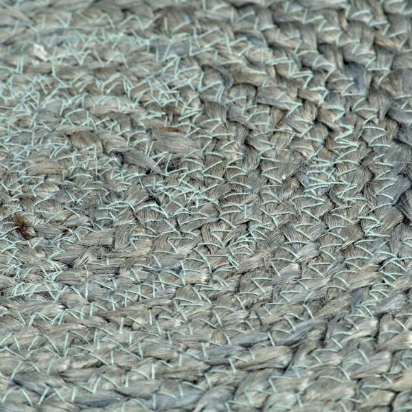 vidaXL ランチョンマット 6枚 無地 オリーブグリーン 38cm 丸型 ジュート製