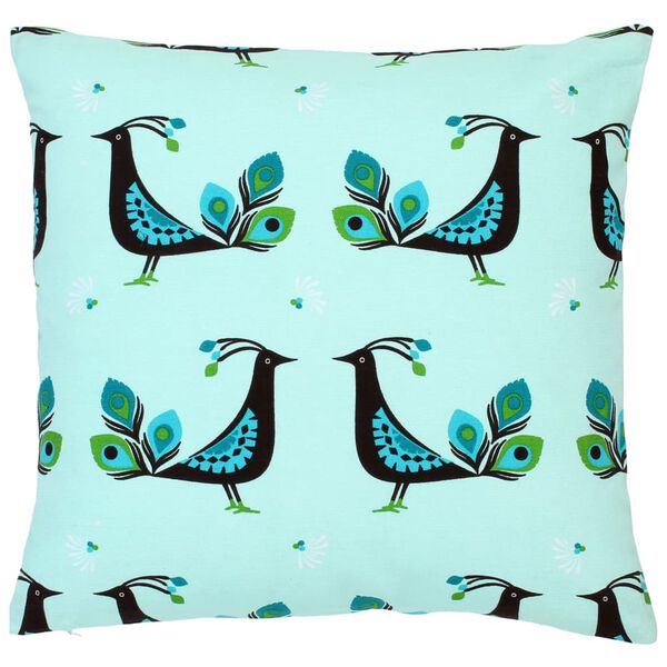 vidaXL クッション2点 柄プリント マルチカラー 40x40cm コットン製