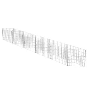 vidaXL ガビオンバスケット 亜鉛メッキ鋼製 300x30x50 cm