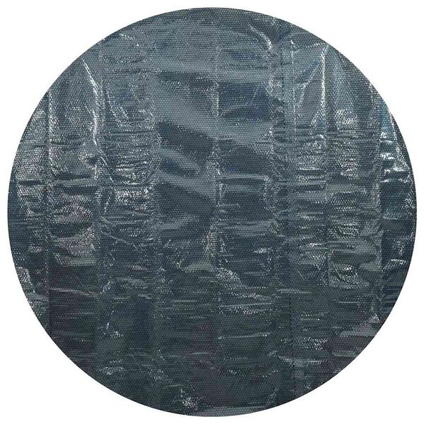 vidaXL フローティング ソーラープールフィルム PE製 527 cm ブラック＆ブルー