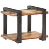 vidaXL ベッドサイドキャビネット 50x40x40cm 無垢の再生木材