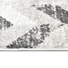 vidaXL ラグ グレー＆ホワイト 80x150cm PP製