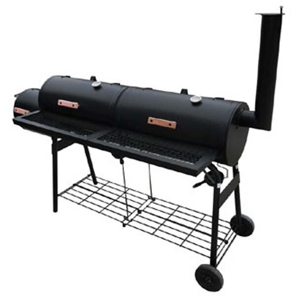 vidaXL スモーカー BBQ ネバダ XL ブラック