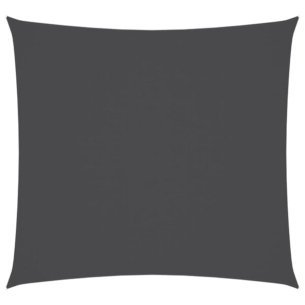 vidaXL サンシェード 6x6m 角型 オックスフォード生地 アントラシート