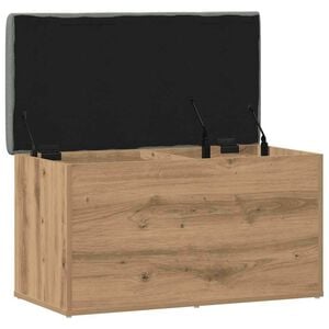 vidaXL 収納ベンチ アーティザンオーク 82x42x45 cm エンジニアードウッド