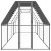 vidaXL 鶏小屋 2x8x2m 亜鉛メッキ鋼製