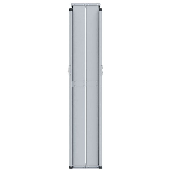 vidaXL 引き込み式サイドオーニング 160x1000cm ブラック