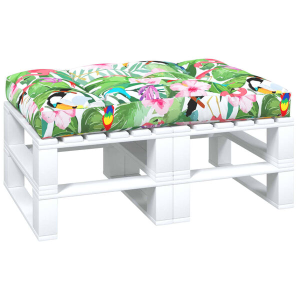 vidaXL パレットクッション マルチカラー 120x80x12 cm ファブリック