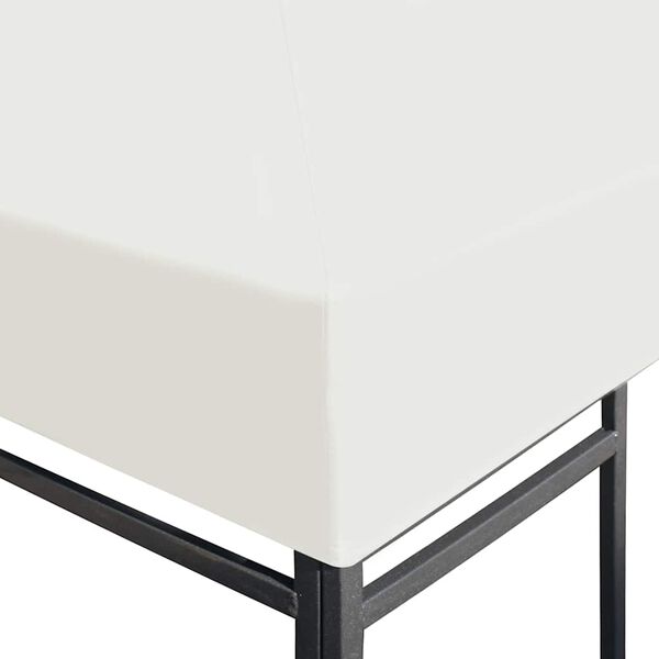 vidaXL ガゼボトップカバー 310g/m² 3x3m クリームホワイト