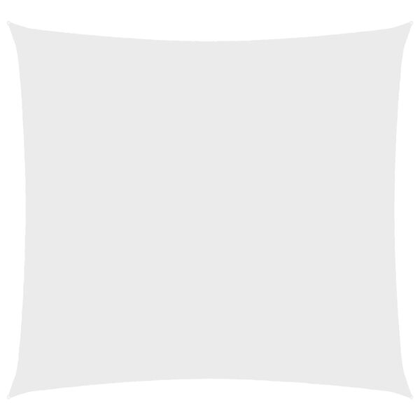 vidaXL サンシェードセイル 5x5m 角型 オックスフォード生地 ホワイト