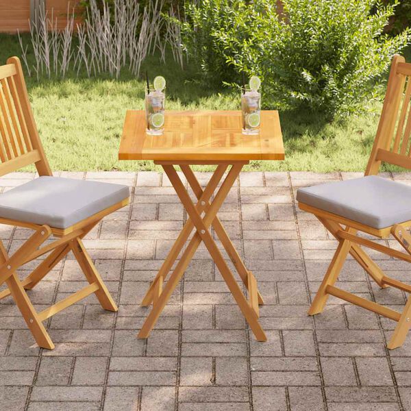 vidaXL テーブルトップ 60x60x2.5 cm 円形 チーク無垢材