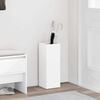 vidaXL 傘立て ストレージ付き ホワイト 20 x 20 x 55.5 cm エンジニアリングウッド