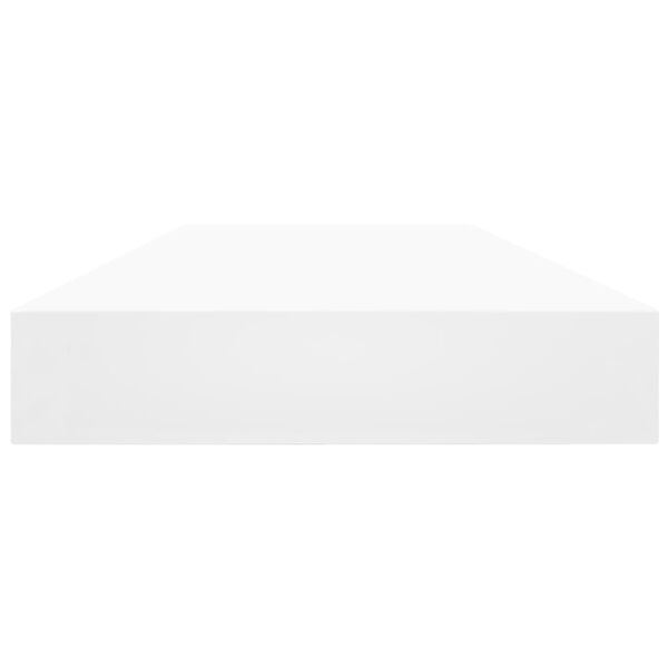 vidaXL 本棚ボード 8点 ホワイト 100x10x1.5cm パーティクルボード