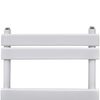vidaXL バスルーム用タオルレールラジエーター 直管 600x1200mm
