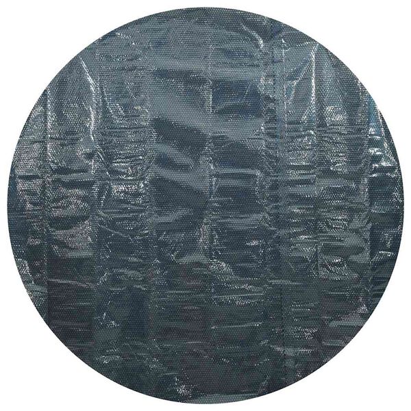 vidaXL フローティング ソーラープールフィルム PE製 549 cm ブラック＆ブルー