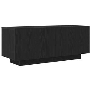 vidaXL テレビキャビネット 100 x 35 x 40 cm ブラックオーク エンジニアードウッド