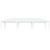 vidaXL パーティーテント 4x9m ホワイト