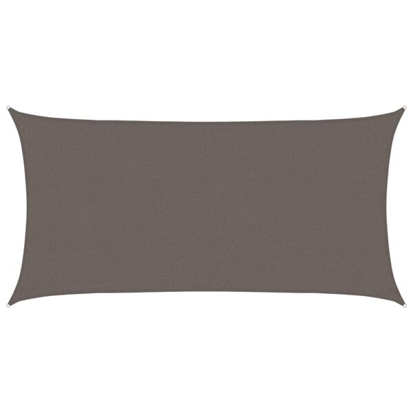 vidaXL サンシェード 2x4m 高密度ポリエチレン製 長方形 アントラシート